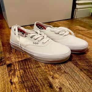 Vans White skate shoes